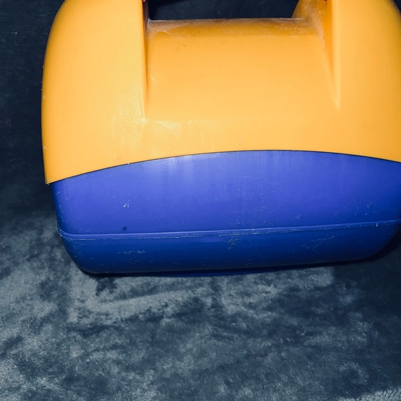 HTF Vintage blue, red and yellow Rubbermaid lunch box, cooler model #1301 - Picture 5 of 11